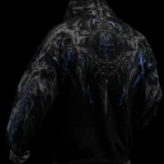 Death Slayer Oversized Zip-up Hoodie [SKY BLUE]